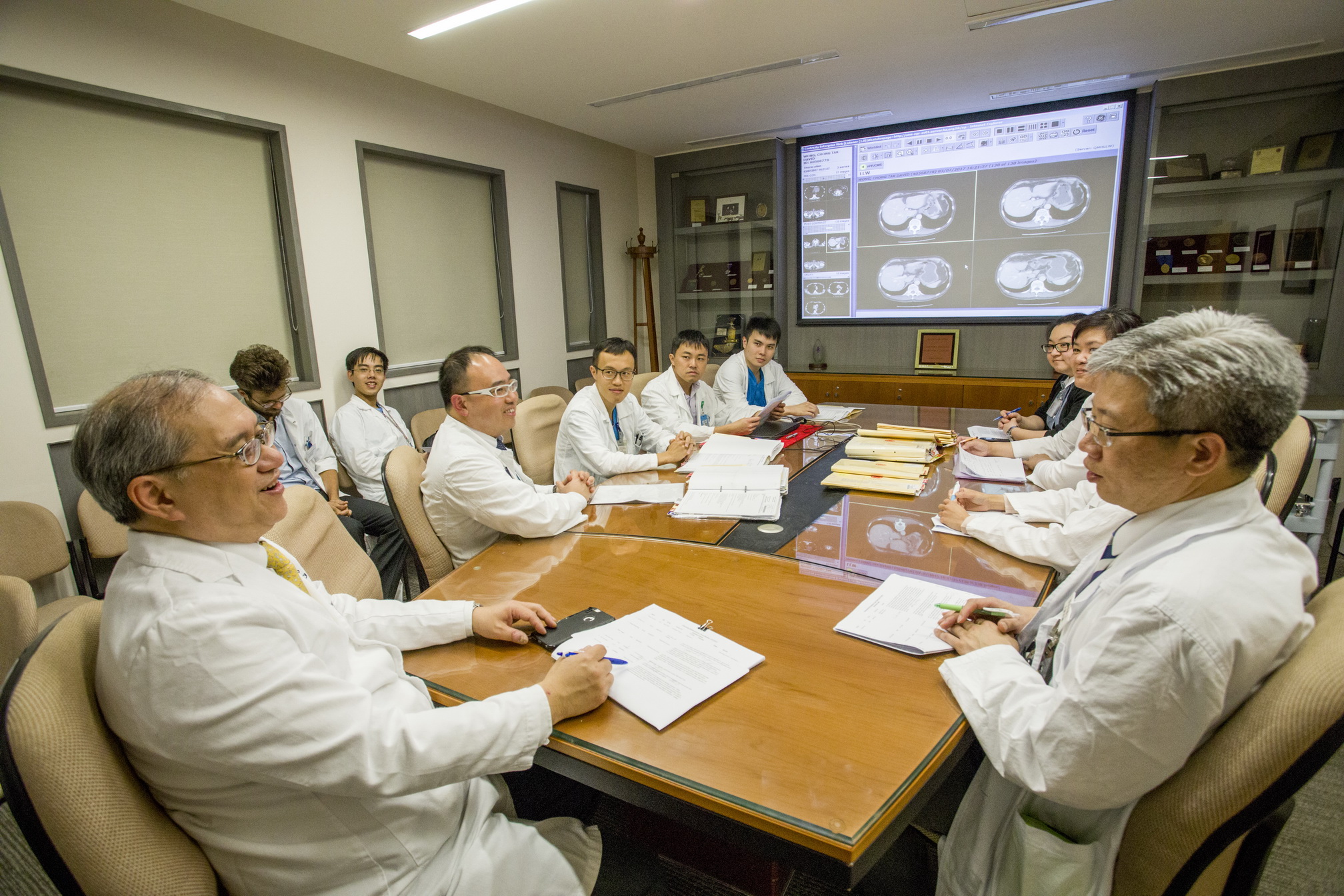 Multi-disciplinary treatment meeting for colorectal malignancy