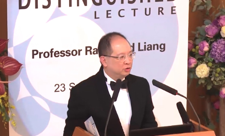 Digby Memorial Lecture by Dr Raymond Liang 