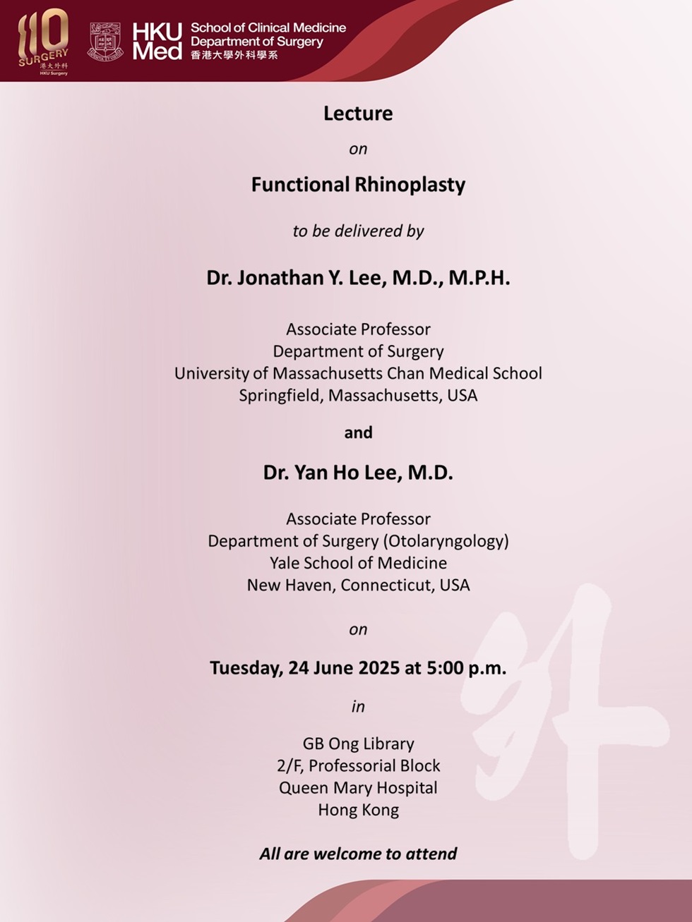 Lecture Notice Prof Jonathan Y Lee and Prof Yan Ho Lee