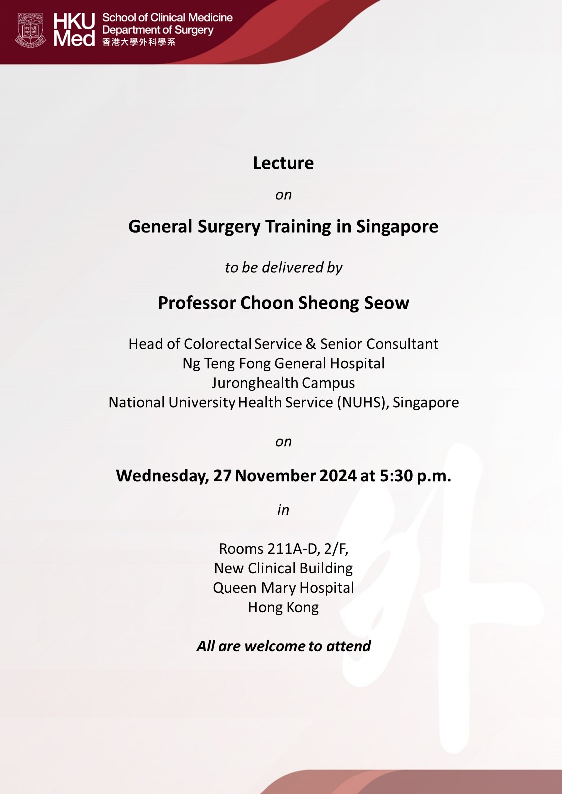 Lecture Notice_Prof Choon Sheong Seow